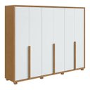 Ver imagem 3 de Guarda Roupa Casal 6 Portas 5 Gavetas Únique Móveis Lopas