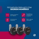 Ver imagem 3 de Fechadura para Móveis e Armário de Aço com Segredo Numérico Soprano