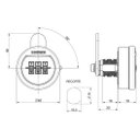 Ver imagem 5 de Fechadura para Móveis e Armário de Aço com Segredo Numérico Soprano