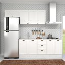 Ver imagem 1 de Cozinha Modulada Aurora 190cm Clássica Conjunto Provençal Cor:branco