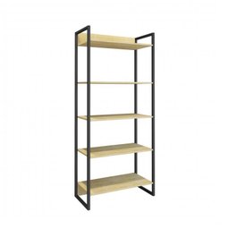 Kit 3 Peças 1 Escrivaninha 120cm 1 Estante Porto 1 Mesa de Cabeceira Wolli Espresso Móveis - 10