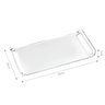 Bandeja Acrílica Hara Transparente Dobrada 42x30x4 Cm - 2