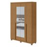 Guarda Roupa Solteiro com Espelho 4 Portas 2 Gavetas Alonzo 100% MDF - 14