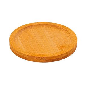 Porta Copos Redondo em Bambu Ecokitchen 10 Cm