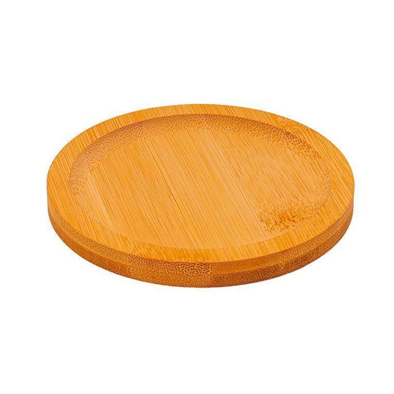 Porta Copos Redondo em Bambu Ecokitchen 10 Cm