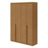 Guarda Roupa Solteiro 4 Portas 2 Gavetas Alonzo 100% MDF - 14