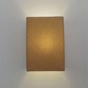 Ver imagem 3 de Arandela Retangular Retro Vivare Md-2002 Cúpula em Tecido 25-16x10cm - Bivolt Palha 127-220v