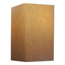 Ver imagem 4 de Arandela Retangular Retro Vivare Md-2002 Cúpula em Tecido 25-16x10cm - Bivolt Palha 127-220v