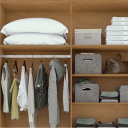 Guarda Roupa Solteiro 4 Portas 2 Gavetas Alonzo 100% MDF - 11