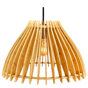 Ver imagem 1 de Luminária Teto tipo Pendente em MDF ARUANÃ Completa -:MDF CRU