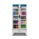 Ver imagem 2 de Refrigerador Expositor Vertical Bebidas Duas Portas Vidro 691L VB70AL Branca 220V - Metalfrio