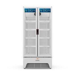 Refrigerador Expositor Vertical Bebidas Duas Portas Vidro 691L VB70AL Branca 220V - Metalfrio - 4