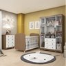 Quarto de Bebê Completo Berço Americano Guarda Roupa 4 Portas Cômoda 4 Gavetas Júnior  - 2
