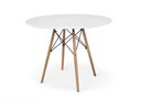 Ver imagem 4 de Conjunto Mesa Jantar Eiffel 70cm Branca + 2 Cadeiras Charles Eames - Branca