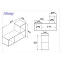 Ver imagem 4 de Modular 900 Móvel Modular Multiúso Multivisao Modular-900 Preto