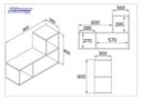 Ver imagem 4 de Modular 900 Móvel Modular Multiúso Multivisao Modular-900 Preto