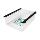 Ver imagem 2 de Kit Cesto Organizador Plástico Multiuso Empilhável 3 Unidades Ordene