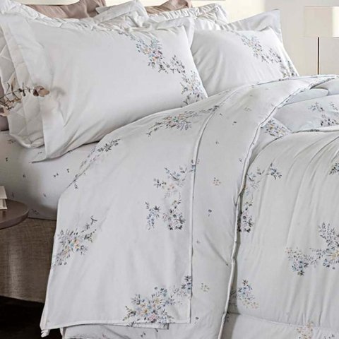 Jogo de Cama Queen 200 Fios Marceli - Casa k Estampado