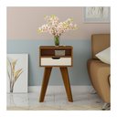 Ver imagem 4 de Mesa de Apoio Retangular Artely Vip 4514 Cedro/Off White