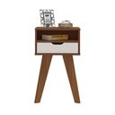 Ver imagem 7 de Mesa de Apoio Retangular Artely Vip 4514 Cedro/Off White