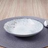 Kit 6 Pratos Fundos Porcelana 21cm Tramontina Floralis Sopas Caldos Risoto Mesa Posta - 4