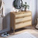 Ver imagem 1 de Cômoda 3 Gavetas Palhinha Oslo