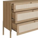 Ver mais imagens de Cômoda 3 Gavetas Palhinha Oslo