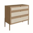 Ver imagem 2 de Cômoda 3 Gavetas Palhinha Oslo