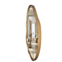 Ver imagem 4 de Espelho Orgânico Boreal Restier Decor com Borda em Lamina Madeira Natural Moldura Sumauma