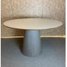 Mesa de Jantar Cone Oval 140x90cm Tampo Laca + Vidro Base Madeira Grigio - Branco - 3