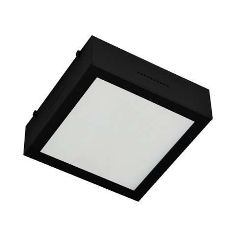LUMINÁRIA PLAFON CAIXA SOBREPOR 1LAMP E27 PRETO - 1933 PT