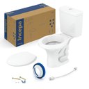 Ver imagem 2 de Kit Vaso Sanitário com Caixa Acoplada 6L com Assento Zip Incepa Branco