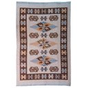 Ver imagem 2 de Tapete Sala Kilin Gashgai 200x250 Dupla Face Tribal 1 Marrom