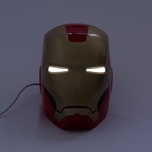 Luminária de Mesa Capacete Homem de Ferro Colorida Iron Man - 2