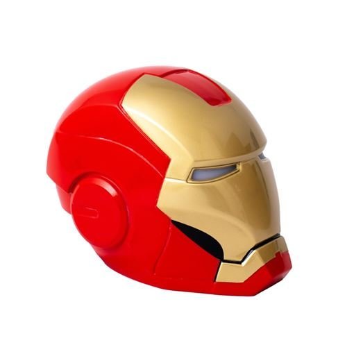 Luminária de Mesa Capacete Homem de Ferro Colorida Iron Man - 3