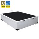 Ver imagem 2 de Cama Box Baú Viúva Sintético Branco Emth 128x188x40