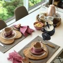 Ver imagem 4 de Açucareiro Bojudo de Mesa Modelo Bojudo Preto - Preto Craqueado