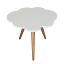 Ver imagem 2 de Mesa de Apoio Nuvem em Mdf Laqueado Rh Baby Kids Comercio de Moveis e Decoracao Branco