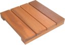Ver imagem 1 de Deck de Madeira Modular 30x30 Cm Réguas 7 Cm Neonx com Pintura:verniz Mogno Uv
