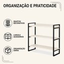 Ver imagem 6 de Aparador Milão com 3 Prateleiras Klm Móveis