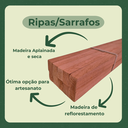 Ver imagem 5 de 30 Ripas Sarrafos Eucalipto 2x3x30cm Aplainado Artesanato