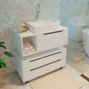 Ver imagem 7 de Kit Balcão e Gabinete de Banheiro com Cuba Karina Branco