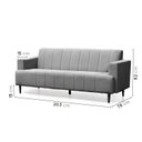 Ver imagem 4 de Sofá 3 Lugares 203cm Uvaia CabeCasa MadeiraOriginals