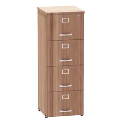 Arquivo com 04 Gavetas P25 Pandin 1,30 M Noce Naturale - 1