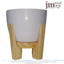 Ver imagem 4 de Suporte Cachepot de Mesa Vaso Planta Luxo Pequeno