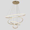Ver imagem 4 de Pendente Inverse 4 Aneis Bronze LED 99W 3000K Bivolt Ideal Para Pé Direito Duplo