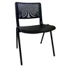 Cadeira Ergonômica para Recepção e Sala de Espera Verona Preto - 1
