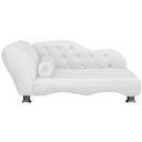 Ver imagem 2 de Caminha Pet Luxo Divâ Strass Tecido Corino Divini Decor:branco