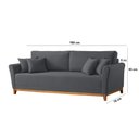 Ver imagem 2 de Sofá Fixo 160 Cm com Braço 10 Cm Brasil Meu Sofá Online