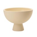 Ver imagem 1 de Centro de Mesa Decorativo em Cerâmica para Flores Bege 17 Cm M02 - D'Rossi